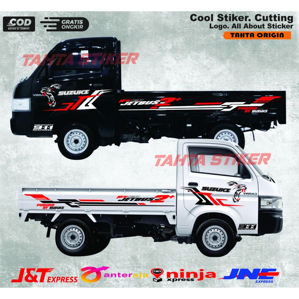 Terbaru Stiker mobil pick up new carry sticker bodi mobil new carry stiker mobil pick up