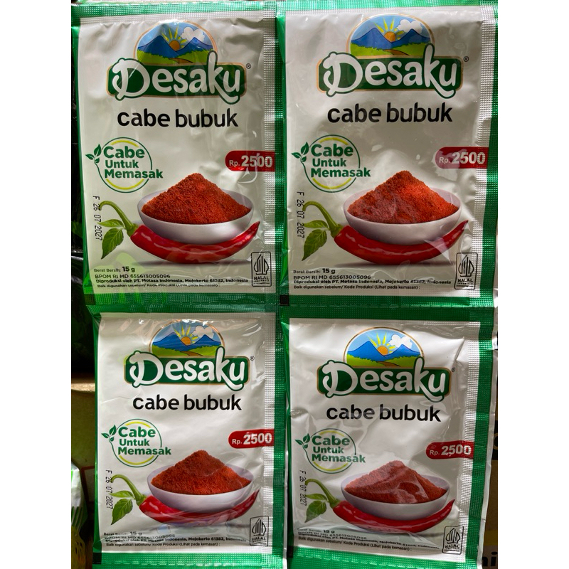 

DESAKU CABE BUBUK RENCENG ( ISI 10 SACHET )
