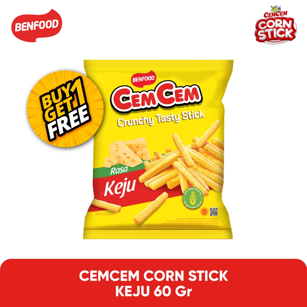 

BELI 1 GRATIS 1 CEMCEM STICK KEJU 60 GR