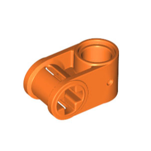 Lego Orange Part 6536 Technic, Axle and Pin Connector Perpendicular