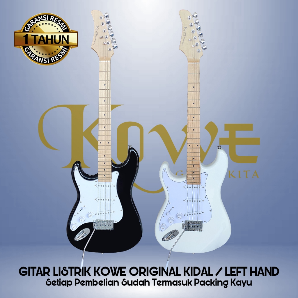 Gitar Kidal / Left Hand Merk KOWE ORIGINAL Best Seller