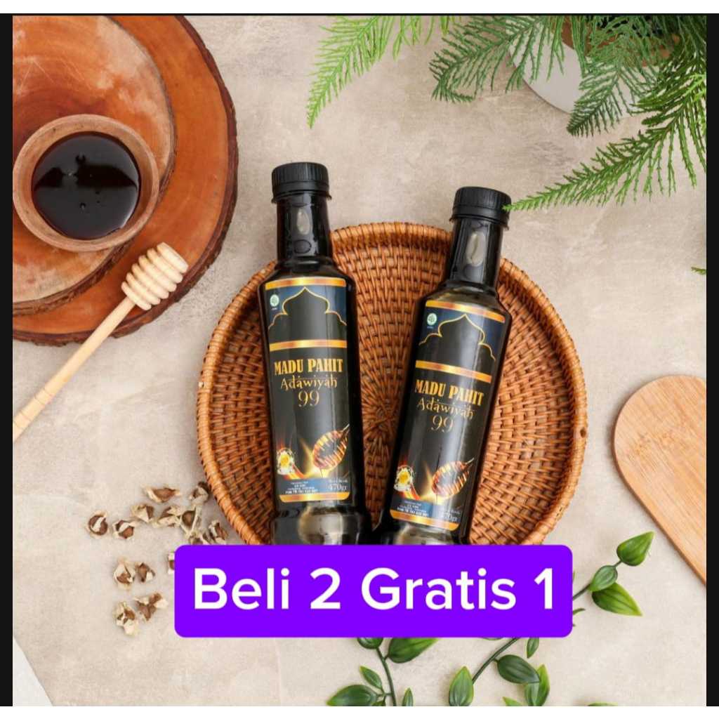 

Original Madu Pahit plus daun sambiloto Jintan Hitam Adawiyah 99 Meningkatkan Stamina dan Imunitas