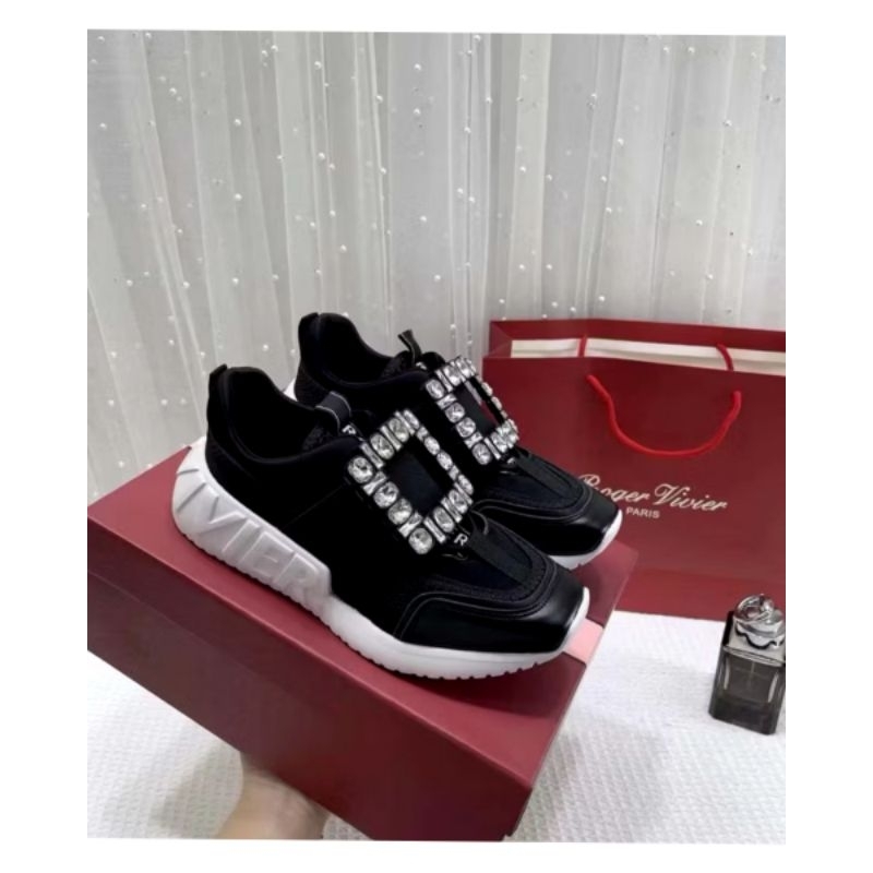 SEPATU SNEAKERS WANITA OLAHRAGA ORIGINAL IMPORT ROGER VIVIER PARIS