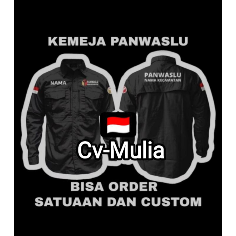 KEMEJA TACTICAL M-TAC PANWASLU FULL BORDIR KEMEJA TACTICAL M-TAC CUSTOM BORDIR