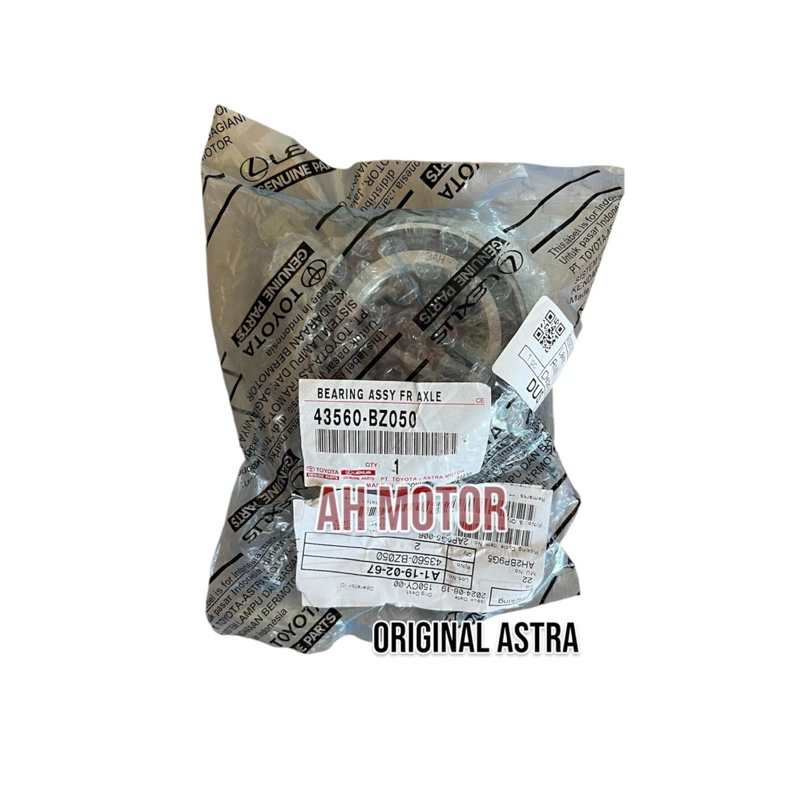 Laher Bearing Roda Depan Calya Rush Raize 43560-BZ050