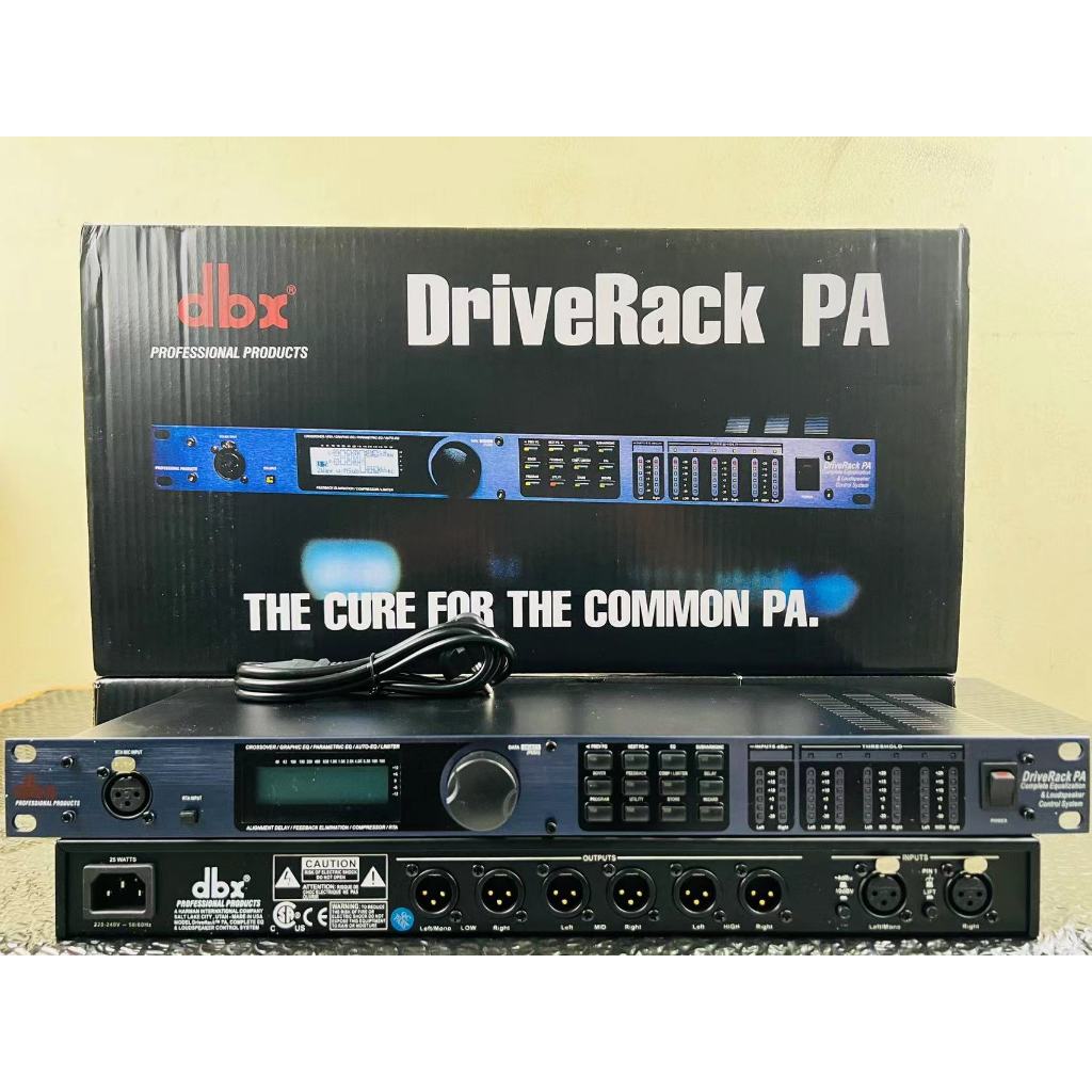 SPEAKER MANAGEMENT DBX PA  / DBX pa   DRIVERACK PA / DBX PA/ DBX PA