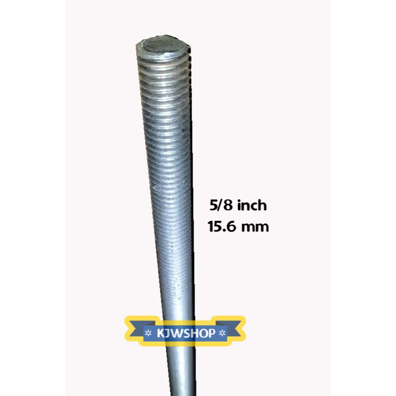 Baut Full Drat 1 m As Long Drat 1 meter Baut 5/8 inch As Drat Penuh Baut 16 mm