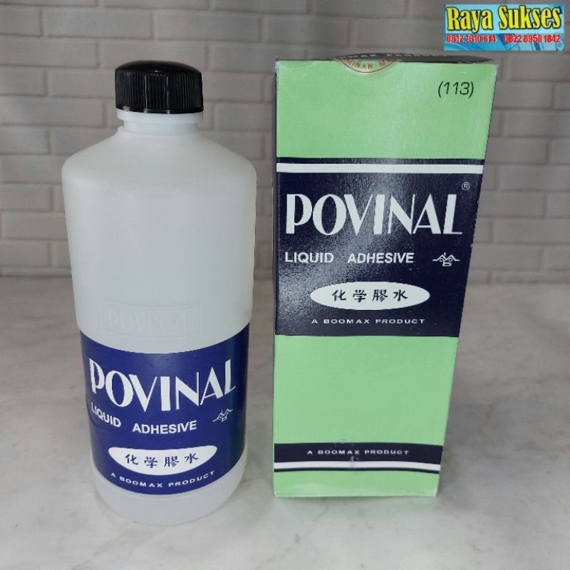 

Lem Povinal 113 Cair Besar 500 ml/Lem Kertas Povinal