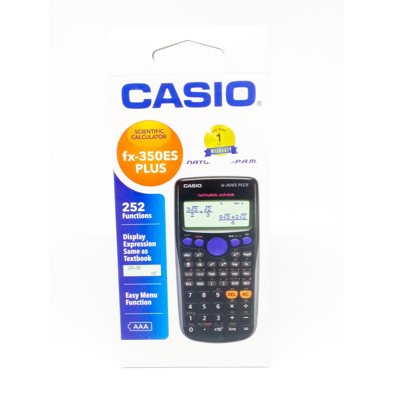 

Gramedia batam - KALKULATOR SCIENTIFIC CASIO FX 350ES PLUS ORIGINAL - KALKULATOR SCIENFITIC CASIO ORIGINAL