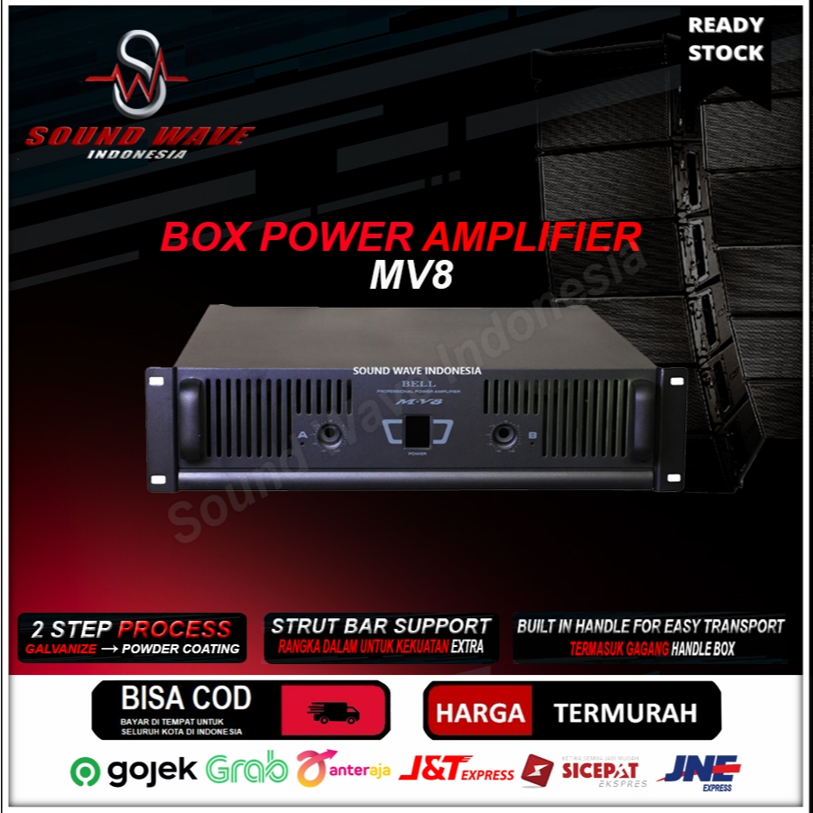 BOX POWER AMPLIFIER BELL MV8