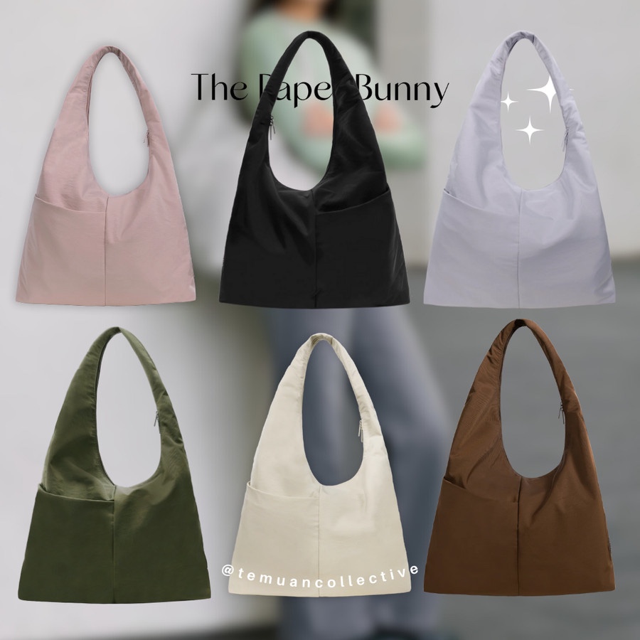 The Paper Bunny The Midi Arc / Mini ARC Nylon Hobo Bag - READY STOCK Original Authentic TPB ThePaper
