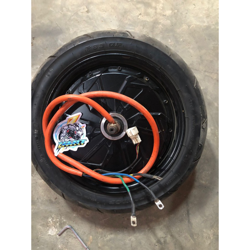 bldc motor listrik qs motor 3kw ring12 velg 3,5"