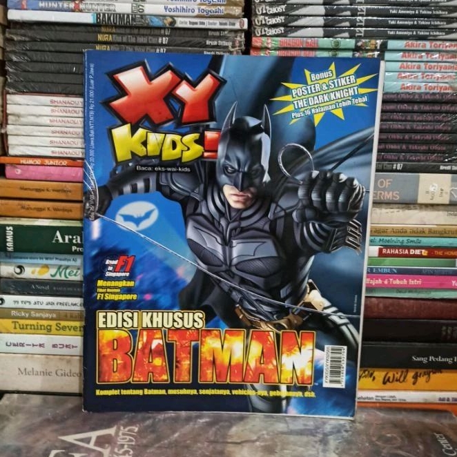 Majalah Original XY KIDS EDISI KHUSUS BATMAN Edisi 25//V//03-17 Juli dan 2008 Bekas tanpa BONUS POST