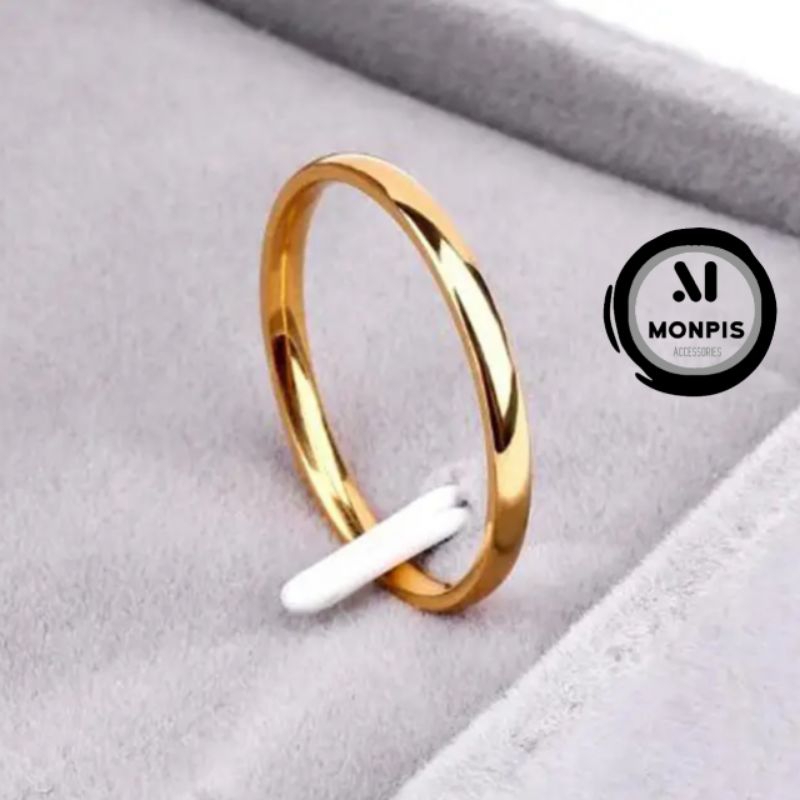 Cincin citianium tipis Cincin titanium polos Cincin titanium Cincin polos Cincin gold Cincin pria Ci