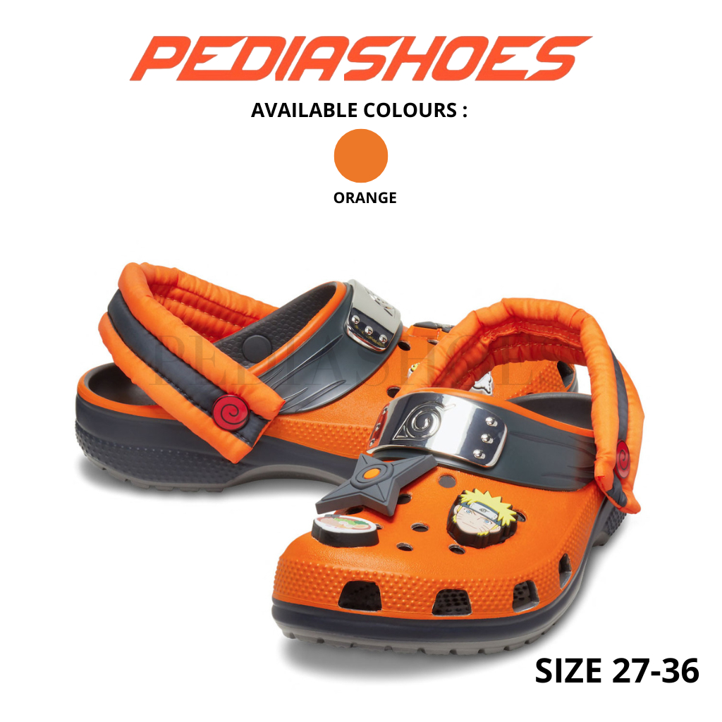 SANDAL CROCS X NARUTO/CROCS CLASSIC KIDS NARUTO/SANDAL CROCS ANAK KARAKTER NARUTO/CROCS NARUTO KIDS/