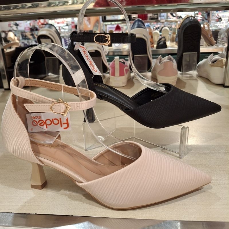 Fladeo new sandal selop tali heels hak 5cm wanita ringan empuk & ori size 36-40