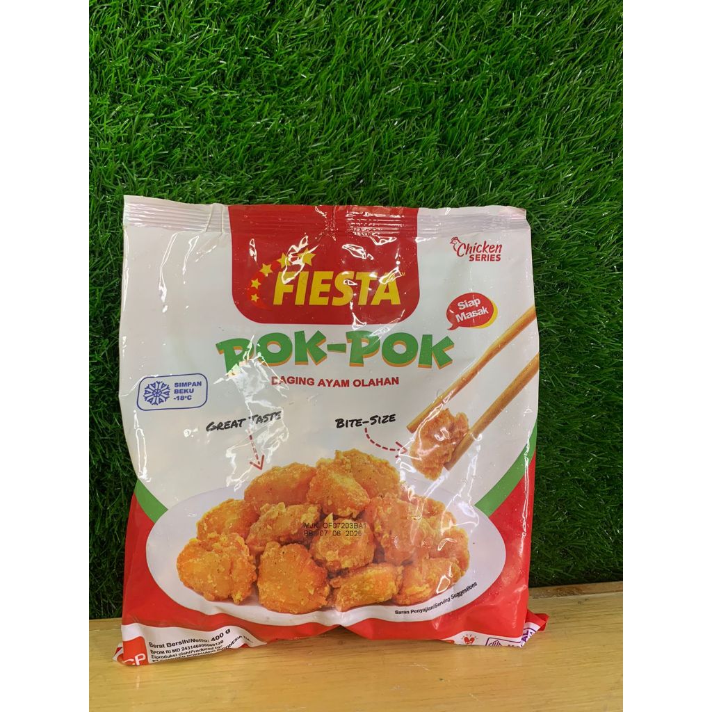 

Fiesta Pok-Pok 400gr/Daging Ayam Olahan 400gr