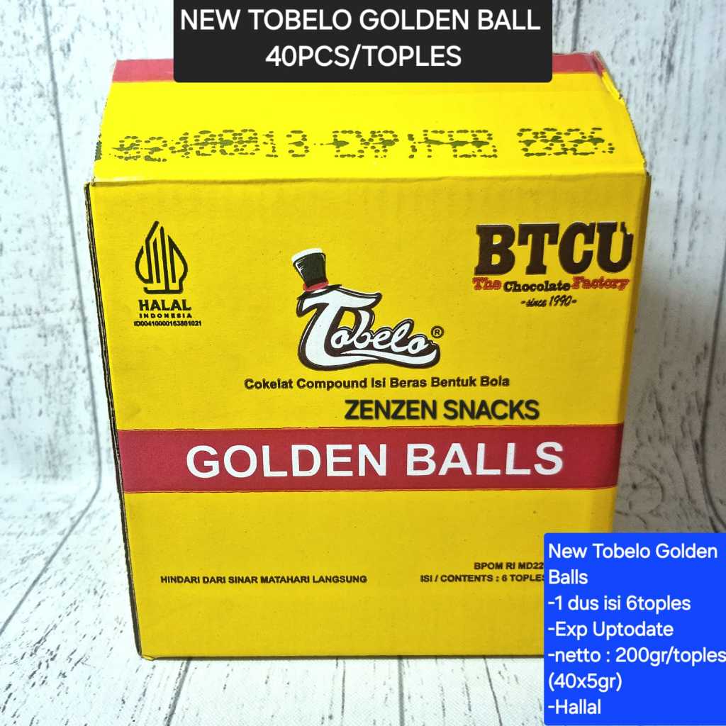 

NEW TOBELO GOLDEN BALL GROSIR KARTONAN(6TPS)