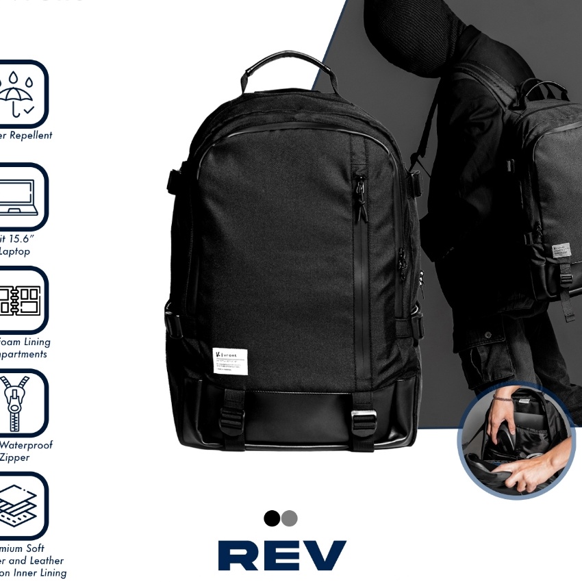Terlaris VRONT  Laptop Backpack  Rev