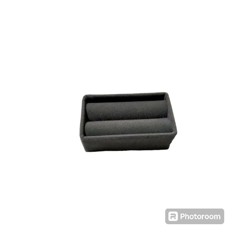 Display Nampan Cincin Ukuran 7x4 Tutup Mika warna Abu-Abu