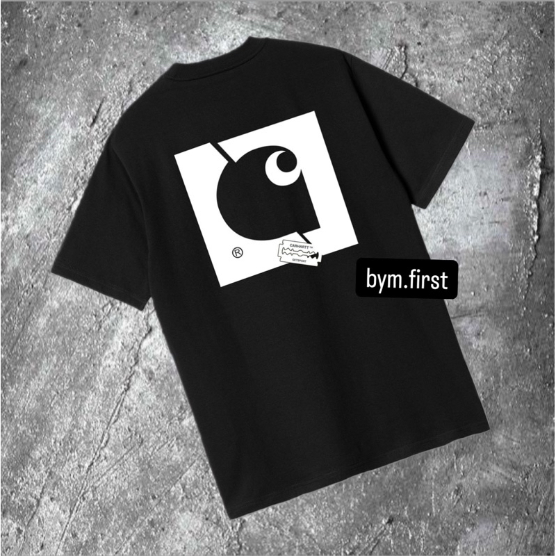 BYM KAOS CARH4RTT DETROIT TSHIRT CARH4RTT KEONG LOGO