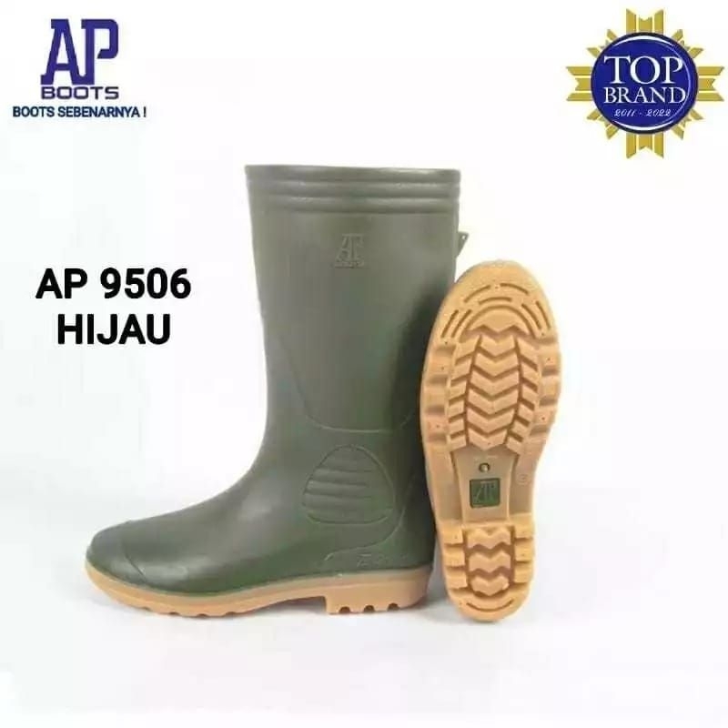 Sepatu AP Boot 9506 hijau