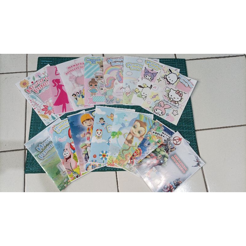 

Coloring Book- Buku mewarnai - Custom ✨