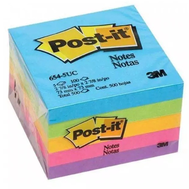 

HEMAT BESARBESARAN Post it Warna Warni 654 1 pad 1 Pcs Post It 3M 654 Warna Warni