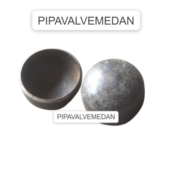 Cap / Dop Las 5 inch Sch 40 Besi / Tutup Pipa 5”