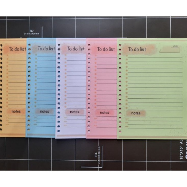 

HEMAT BESARBESARAN To Do List Memo Pad Note Pad Daily Planner Catatan Harian Binder A7 A6 A5 B5