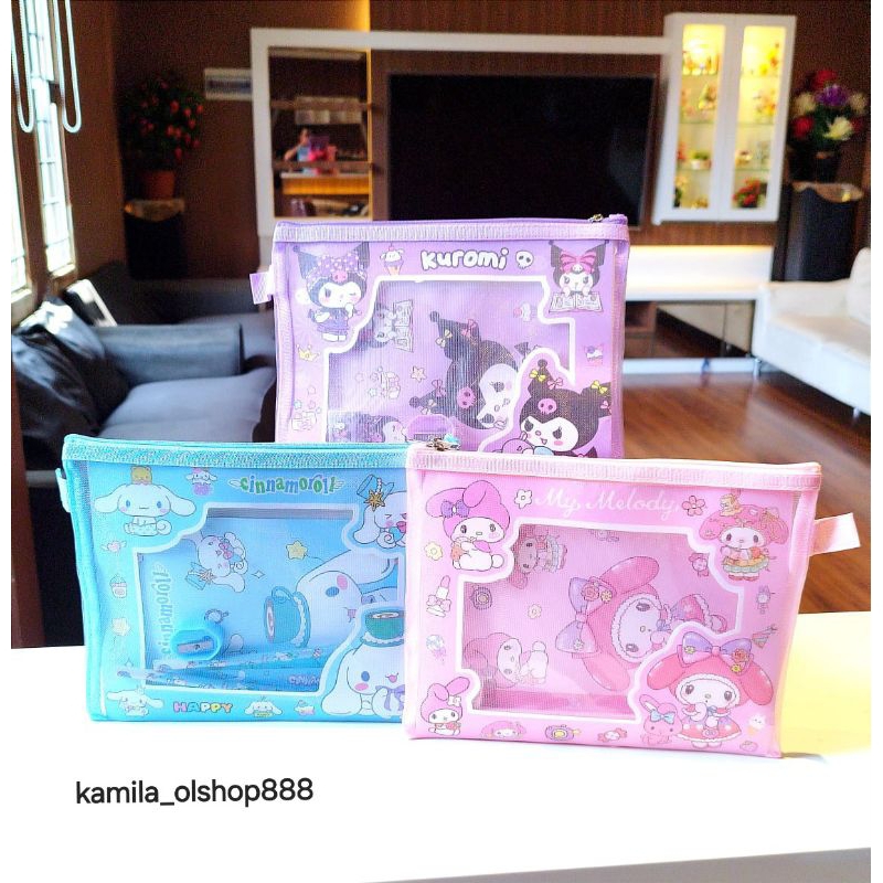 

Paket Stasionery Set Paket Alat Tulis Set Lengkap Sanrio Kuromi Melody Cinamoroll + Zipper Bag