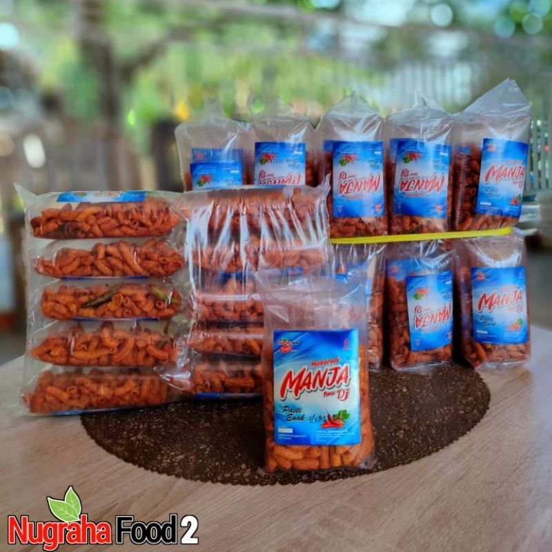 

Manja Makaroni Pedas Daun Jeruk Mini Isi 10 Pcs