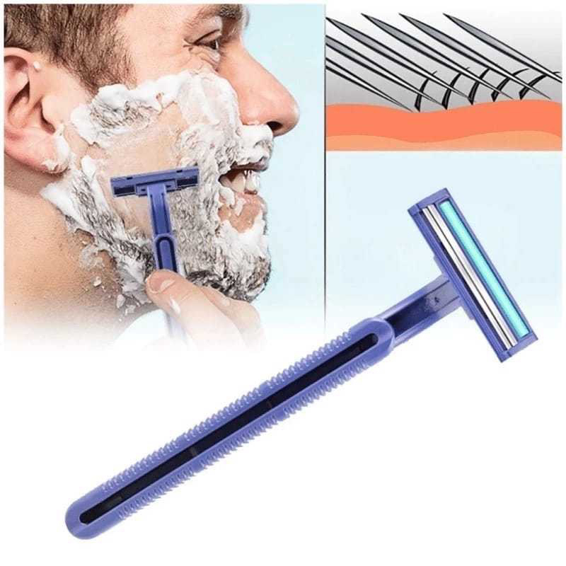 ALAT CUKUR KUMIS JENGGOT / SILET CUKUR RAMBUT KUMIS JENGGOT 2 SILET