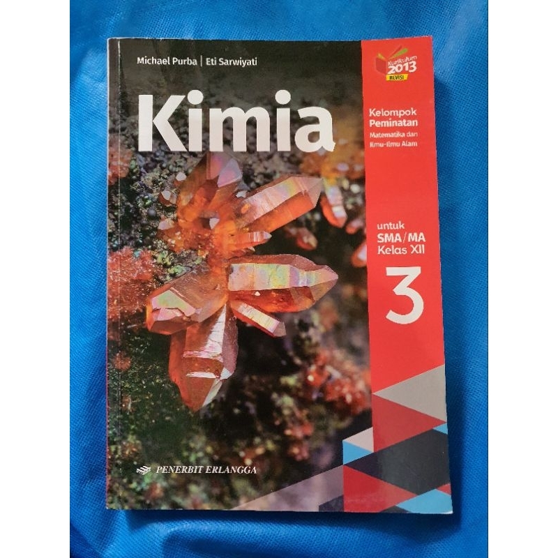 Kimia Erlangga SMA kelas XII/12/3 buku bekas