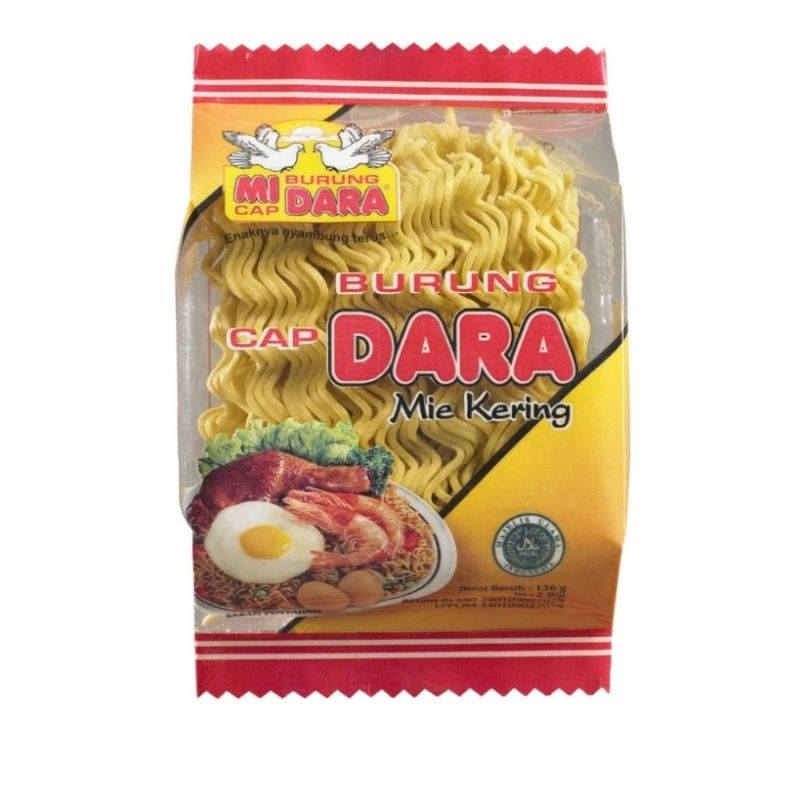 

Mi Cap Burung Dara Mie Kering 131g