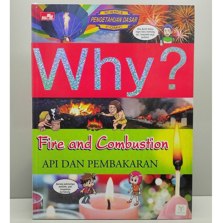 Komik Edukasi Sains Anak (Komik Korea): WHY? Series - Fire and Combustion (Api dan Pembakaran)