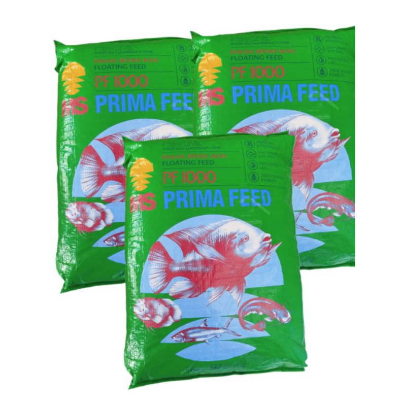 Karungan Pelet PF  1000 10kg Pelet ikan Berkualitas