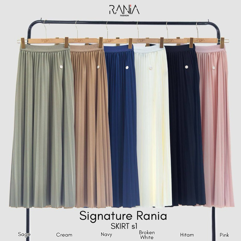 Signature Rania Rok Plisket Premium Polos