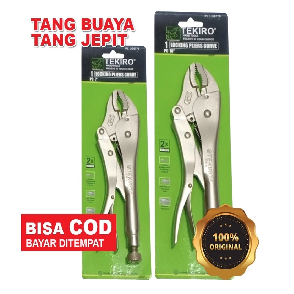 tang buaya tekiro 10 in bengkok / TANG BUAYA TEKIRO ORIGINAL 1005%