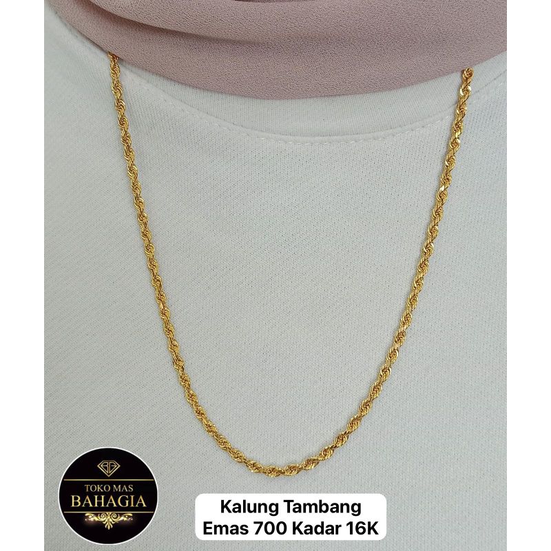 Kalung Model Tambang 700 /16K