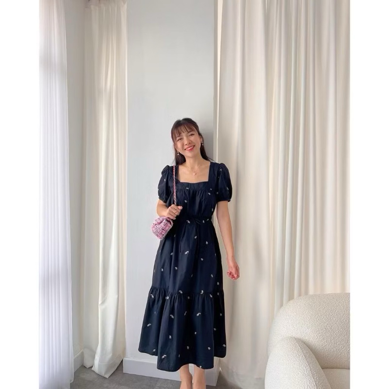 OUDRE MINHEE DRESS BLACK NWT new with tag