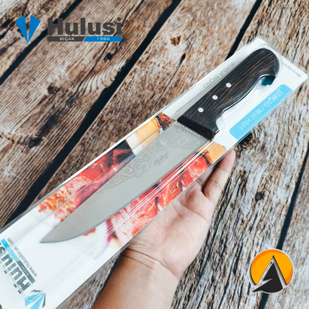 Butcher knife pisau sembelih Hulusi straight 18 cm original turkey 10121.18
