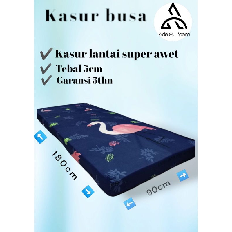 promo kasur lantai busa tebal 5 cm ukuran single