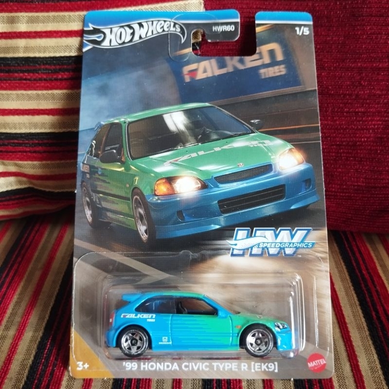 Hot Wheels 99 Honda Civic Type R [EK9]