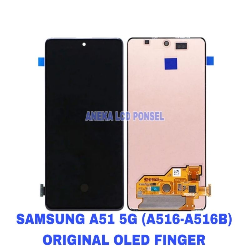 LCD+TOUCHSCREEN SAMSUNG A51 5G (A516-A516B) ORIGINAL OLED FINGER FULLSET