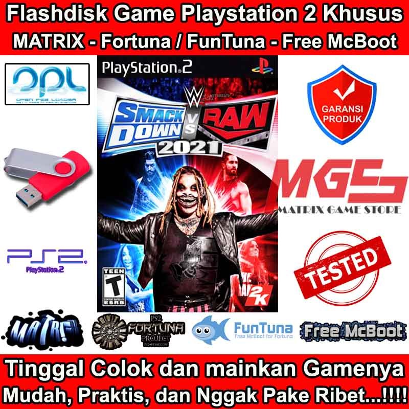 Flashdisk Game PS2 PS 2 WWE SmackDown 2021 - WWE SmackDown 2K21