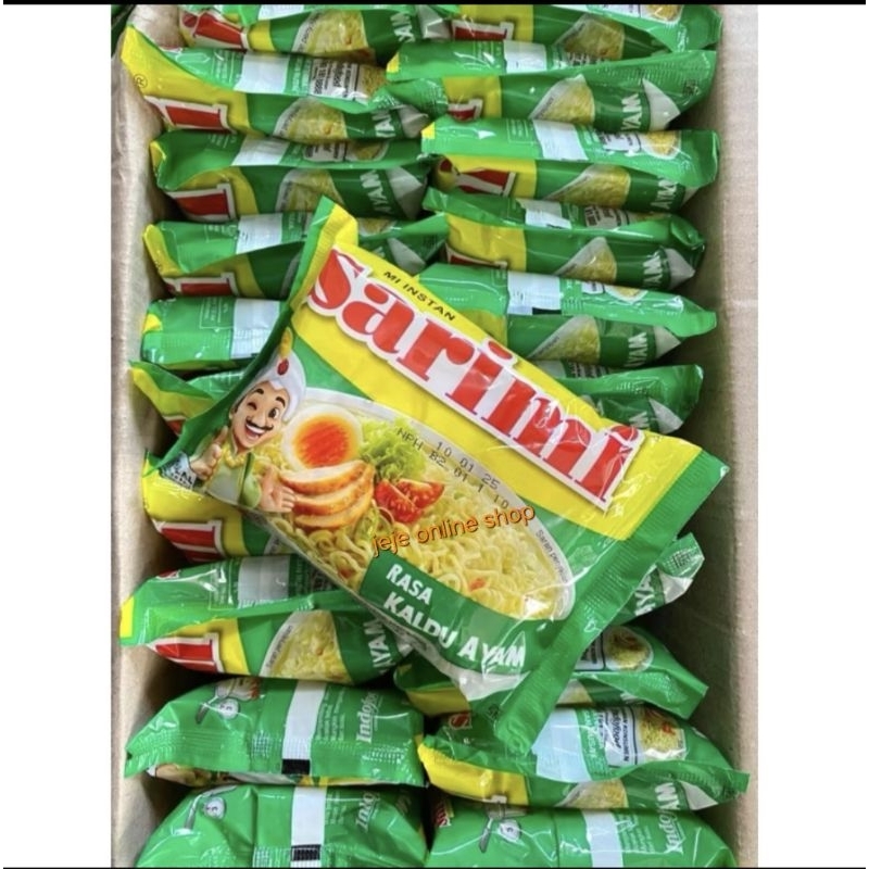 

MIE INSTAN SARIMI RASA KALDU AYAM 1 DUS / KARTON ISI 40 PCS
