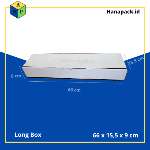 

Box Karton Polos / Packaging Custom Box 66 x 15,5 x 9 cm