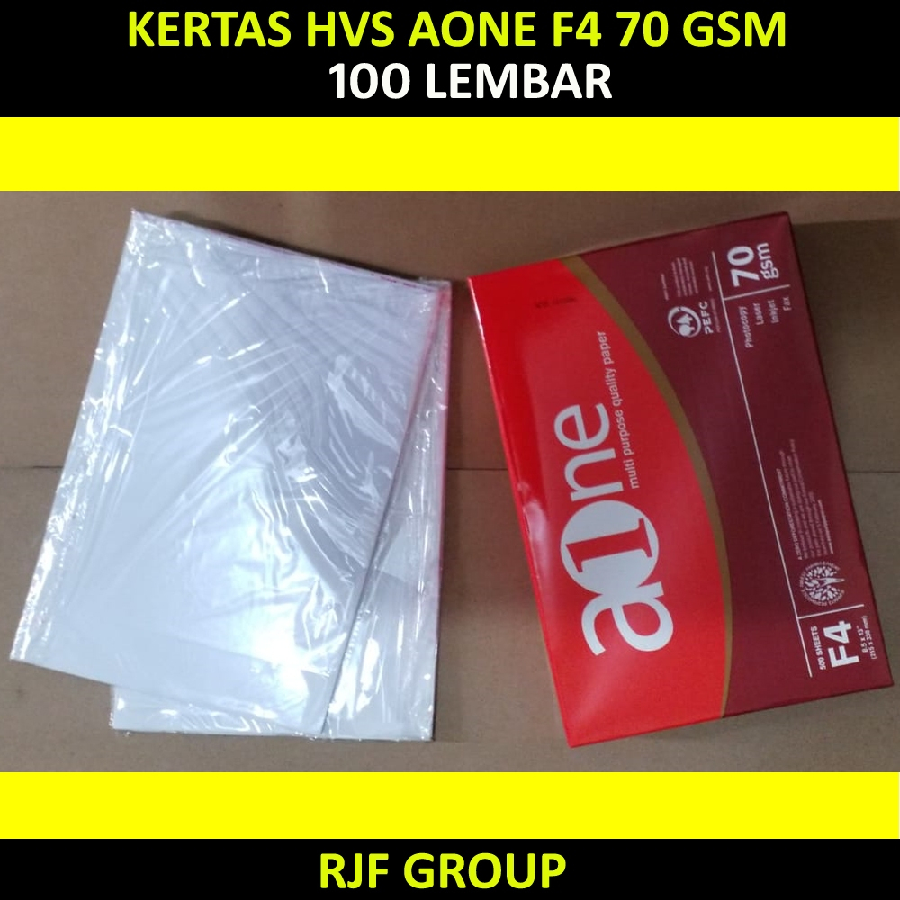 

KERTAS HVS AONE FC 70 F4 100 LEMBAR