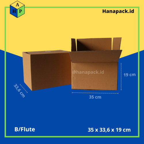 

Box Karton Polos / Packaging Custom Box 35 x 33,6 x 19 cm